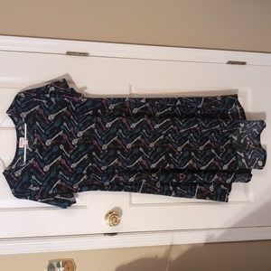 Lularoe Carly "key" dress size S